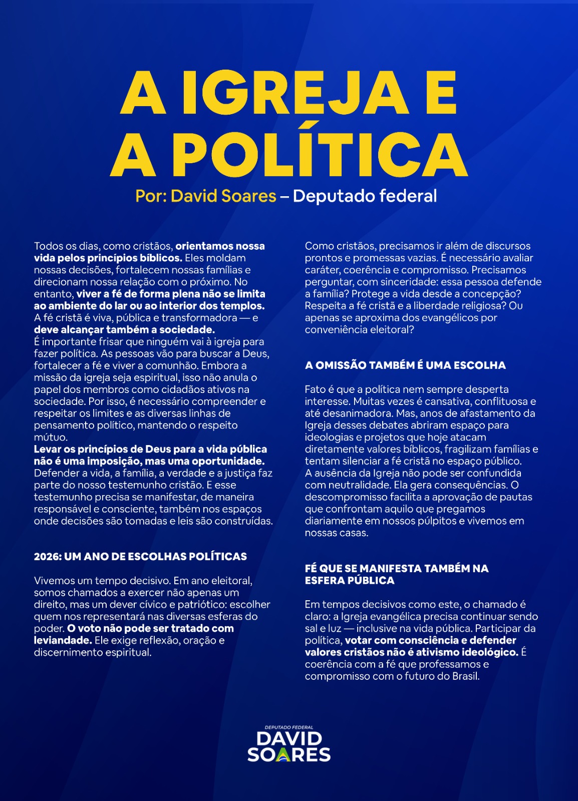 A Igreja e a Política